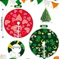 thumbnail image 2 of St. Patrick''s Day Tree Skirt Love Heart Clover Double Sided Print Mat Valentine Tree Skirt Decor Holiday Party Supplies Decoration, 2 of 6