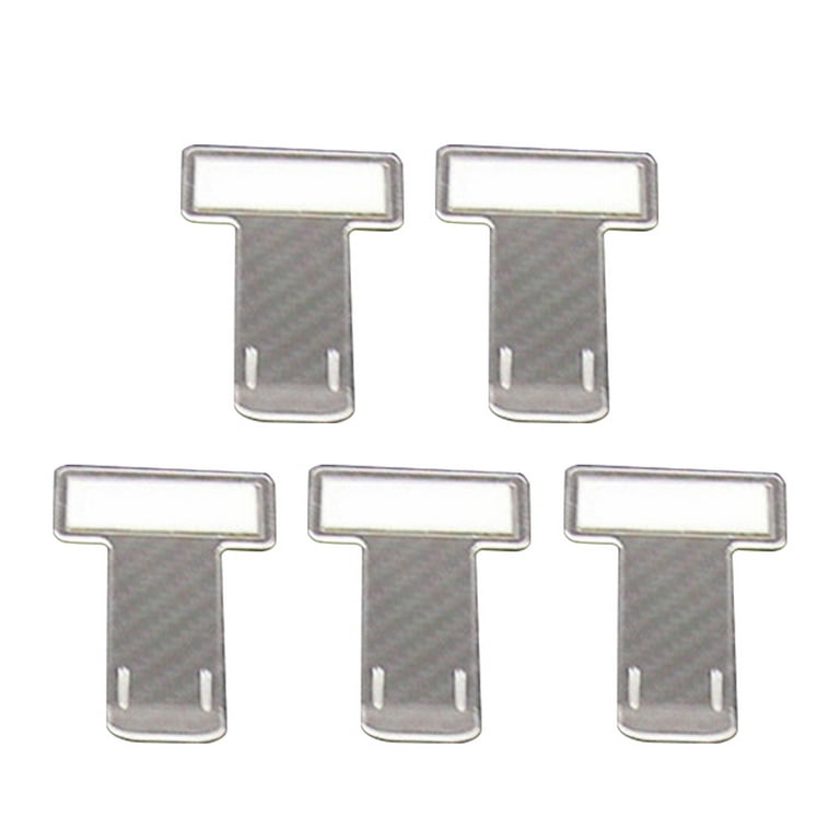 5 Pieces Transparent Car Parking Ticket Holder Clip Timing Ticket Holder  Car Windshield Windscreen Tickets Holder with Adhesive Tape