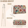 thumbnail image 4 of FORMRS Women Crossbody Purse with Chain Strap Vegan Leather Shoulder Handbag, Colorful Flowers, 4 of 7