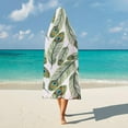 thumbnail image 5 of Sweet-tropical-pattern Wearable Blanket Women Men Hooded Blanket Adult Plush Poncho Lightweight Soft, 5 of 6