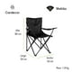 thumbnail image 3 of Silla Plegable GARDECOR Playa Camping Incluye Funda y Portavaso Color Negro Minimalista, 3 of 7