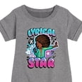 thumbnail image 3 of Karma's World - Lyrical Star Graffiti Style - Toddler & Youth Girls Fleece Dress, 3 of 5