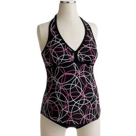 Maternity Spiral Halter Tankini