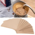 thumbnail image 3 of 100 Psc Wood Pulp Coffee Filter Paper, Healthy & Environmentally Friendly, Removes Grease & Coffee Particles, for Pour Over Coffee Machines, Standard Conical Drippers, 3 of 7