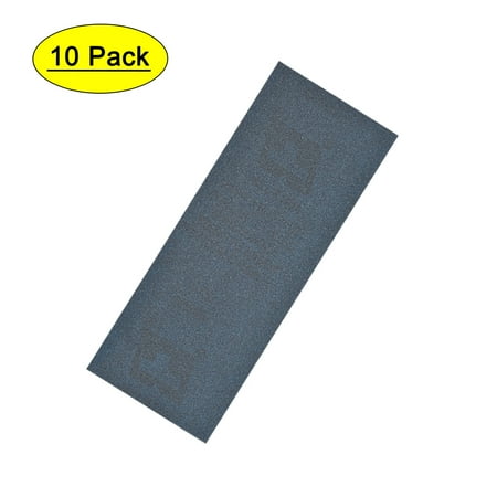 Uxcell 9 x 3.6 (230mm x 90mm) 320 Grits Wet Dry Waterproof Sandpapers 10 Pack