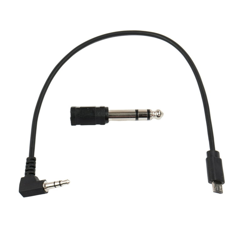 Diligencia Pensar pétalo Quest Wirefree Sound System - Micro USB Cable to 1/8" 3.55mm Male Audio Plug  - Walmart.com