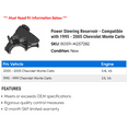 thumbnail image 2 of Power Steering Reservoir - Compatible with 1995 - 2005 Chevy Monte Carlo 1996 1997 1998 1999 2000 2001 2002 2003 2004, 2 of 2