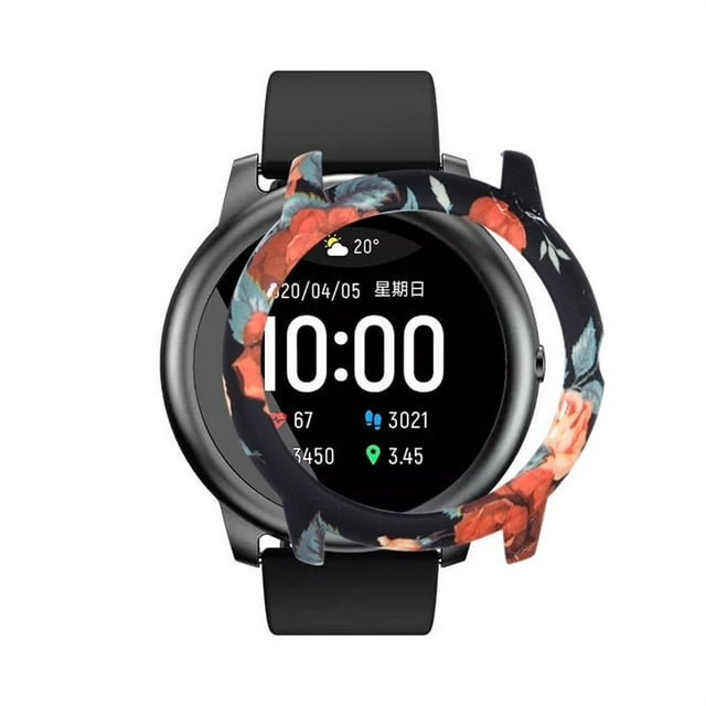 EGNMCR Color Painting Cover CaseFrame Protector Protector For Haylou-solar LS05 WAtch Parts
