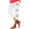 thumbnail image 1 of Pantalones de Ajuste Seco de la Moda de las Mujeres Imprimidas Leggings, Deporte de Yoga Elástico de Poliéster Elástico Respirable, 1 of 4