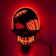 thumbnail image 2 of Máscara LED de Halloween de 2 piezas - Máscara iluminada Máscaras LED Máscara aterradora de alambre EL para mascarada Cosplay Máscara facial iluminada, 2 of 3