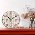 thumbnail image 2 of BZSMCE Decorative Wall Clock Size：25cm Ribbon Floral Border Pattern, 2 of 10
