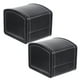 thumbnail image 1 of Caja de reloj de PU, estuche de almacenamiento con una sola exhibición para relojes de pulsera y relojes inteligentes, con soporte para joyas con almohada para hombres y mujeres, color negro, 1 of 8