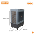 thumbnail image 2 of Enfriador Evaporativo Sesek N60 60 L, 2 of 8