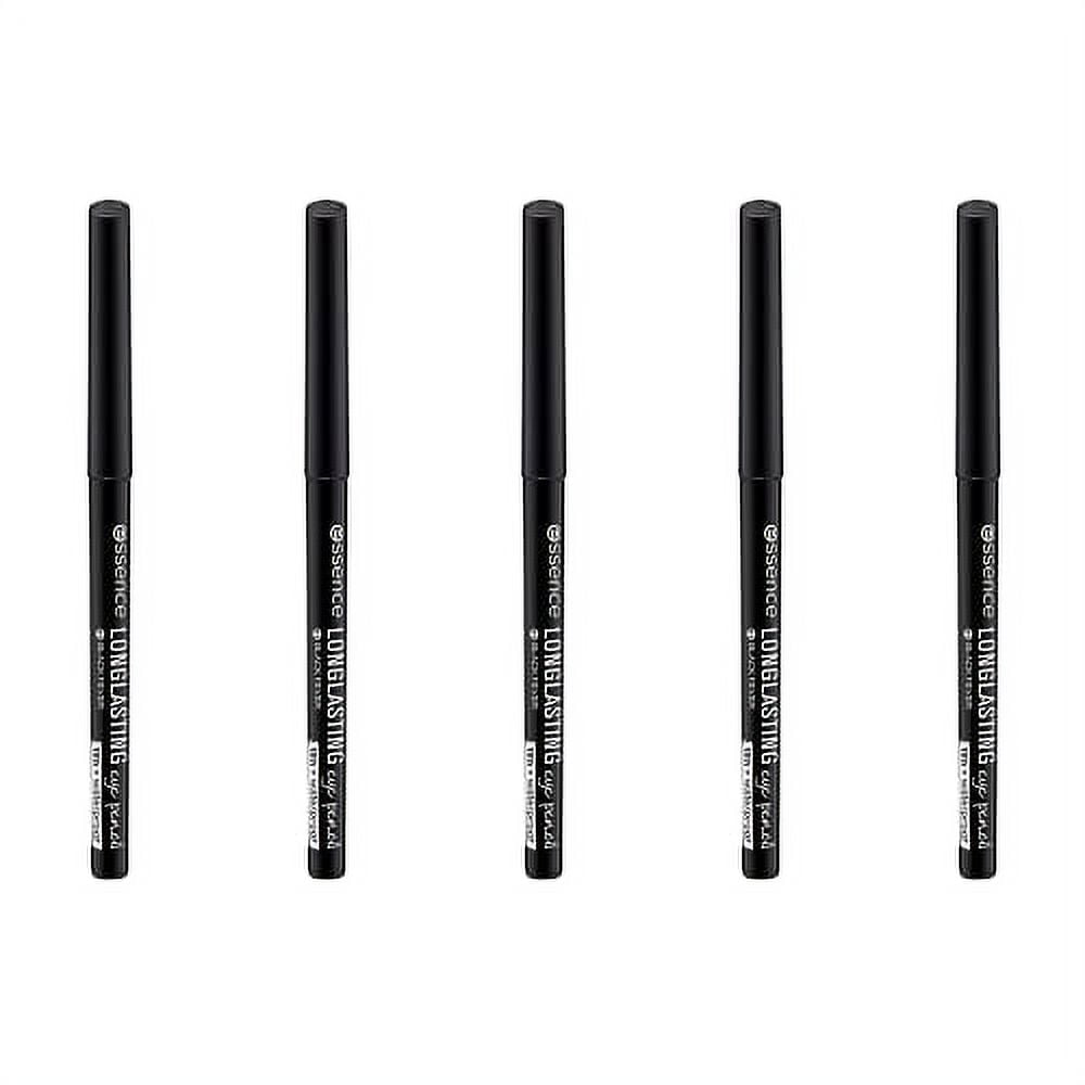 essence, 5-Pack Black Longlasting Eyeliner Pencil