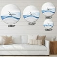 thumbnail image 4 of Designart '3D Wave of Water Splash ' Modern wall clock, 4 of 4