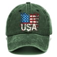 thumbnail image 2 of ZVNAΖH Unisex Baseball Caps for Adults 4th of July Baseball Cap Patriotic American Flag Baseball Hats, 2 of 3