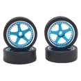 thumbnail image 1 of 1/28 RC ruedas neumáticos RC coche repuestos plástico Universal Metal piezas para Wltoys DIY accesorios modelo RC Hobby coche camiones , azul Sunnimix ruedas de oruga rc, 1 of 5