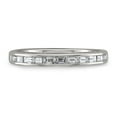 thumbnail image 2 of Platinum Baguette Diamond Bridal Wedding Band Ring (0.50 cttw, I-J, SI1-SI2), 2 of 3