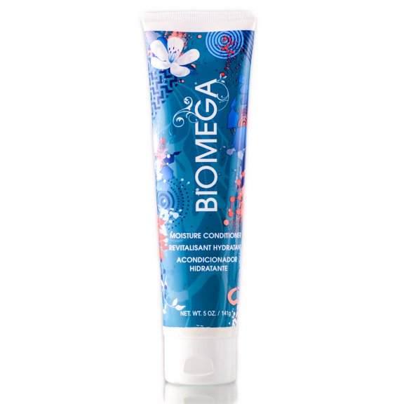 5 oz , Aquage Biomega Conditioner Revitalisant Hydratant hair beauty, Pack of 1 w/ Sleekshop Pink Comb