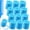 Blue, variant on LL 12 Pcs Jumbo Foam Sponge Hair Rollers 1.89 Inch Soft Sleeping Curlers Flexible Large Foam Rollers and Rat Tail Comb for Hair Styling(Blue)