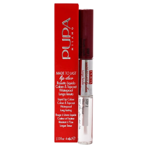 Lápiz labial Pupa Milano Dúo de labios Made To Last 005 Deep Ruby 0.13 oz