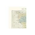 thumbnail image 4 of Historic Map - Manche Department France - Migeon 1869 - Vintage Wall Art, 4 of 4