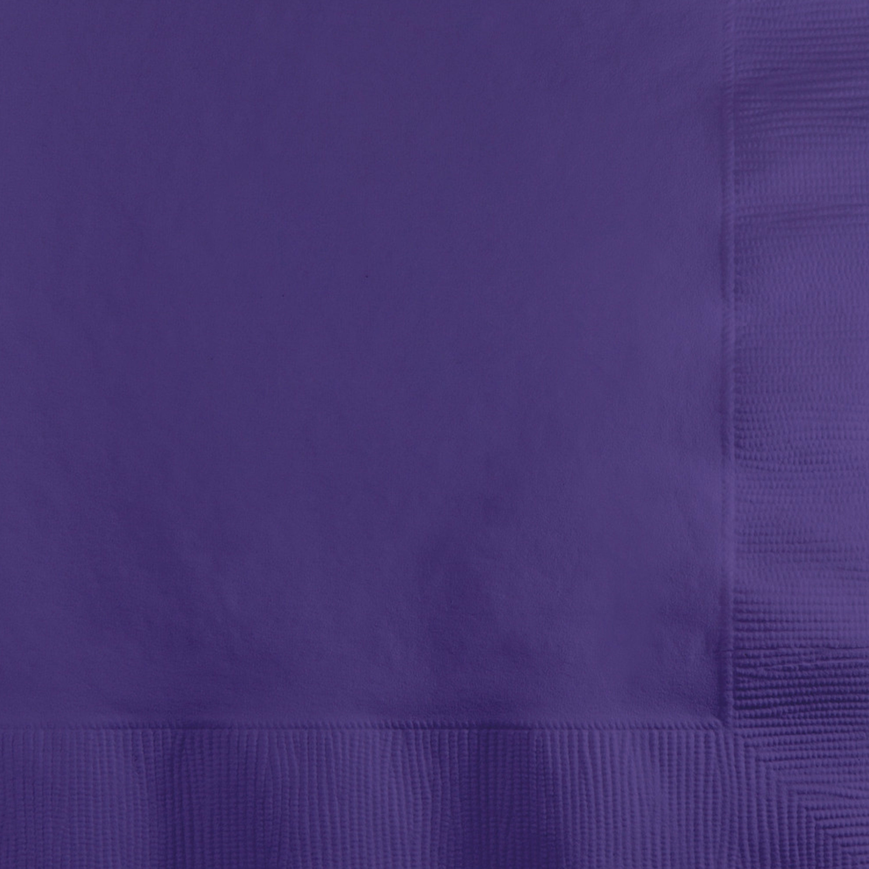 Purple Beverage Napkins 3 ply 150 Count