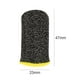 thumbnail image 2 of 2 piezas 24-Stitch Mobile Game Finger Cover Anti-Sweat Anti-Skid (Black Yellow), 2 of 9