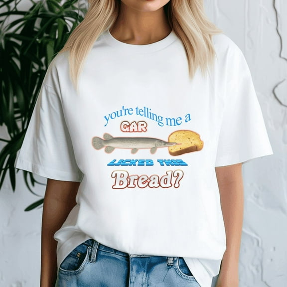 You Are Telling Me A Gar Licked This Bread Shirt, Meme Tee, Trending Tshirt, Raccoon Shirt, Funny Friend Gift