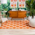 thumbnail image 6 of Well Woven StarBright Calipso Modern Trellis Kids Rug, Orange, 3'3" x 5', 6 of 8
