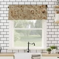 thumbnail image 4 of Burritos Food Valances for Windows Pancake Noodles Texture Realistic Fun Rod Pocket Curtain Valance Window Treatment Short Curtains for Kitchen Living Room, 58"x16", 4 of 5
