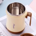 thumbnail image 4 of Coffee Mug with Lid - Stainless Steel Camping Mug Tumbler with Handle - Double Wall Vacuum Duracoated Insulated Mug, 4 of 5