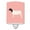 Pink Check, variant on Dorper Sheep Green Ceramic Night Light