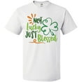 thumbnail image 3 of Inktastic St. Patrick's Day Not Lucky Just Blessed with Clover T-Shirt, 3 of 5