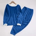 thumbnail image 2 of QATAINLAV 2 Piece Flannel Pajama Set for Women Long Sleeve Cute Pjs Sleepwear Fall Winter Homewear, 2 of 10