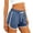 Navy, variant on Ahuyic Athletic Shorts for Women,Womens Running Shorts,Womens Solid Color Shorts Casual Loose Sporty Elastic Waistband Side Pocket Shorts