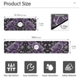 thumbnail image 3 of Yayeee Faucet Mat for Kitchen Sink 14.7" Diatomite Long Splash Guard Pad, Purple Roses, 2 Pack, 3 of 7