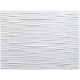 thumbnail image 3 of FASÄDE Waves Decorative Vinyl Backsplash 15 sq ft Kit in Gloss White, 3 of 5
