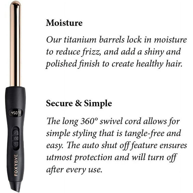 Foxybae wanderlux top curling wand