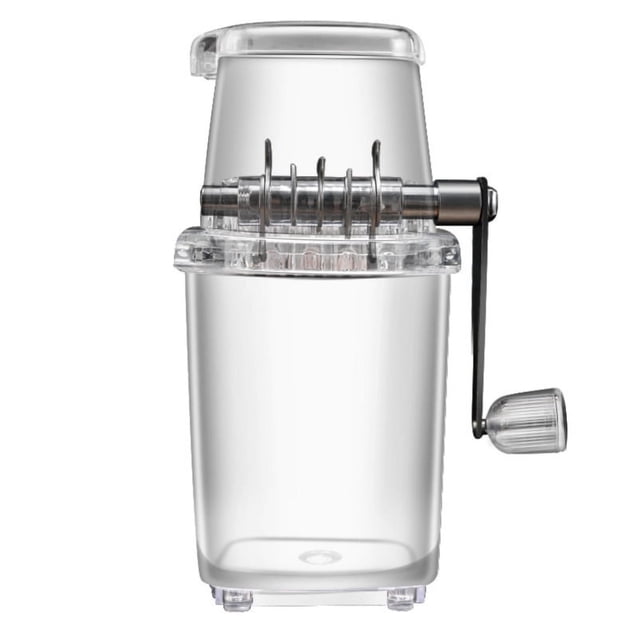 ziyahi Manual Ice Block Breaking Crusher Snow Cone Machine Dining Kitchen Blender Party Camping Picnic Cold Beverage Shaver Clear