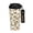 Cup lid beige, variant on 500ml Stainless Steel Coffee Mug with Portable Black Strap Vacuum Insulated Ceramic Coated Coffee Tumbler Gold Leopard Print Pattern