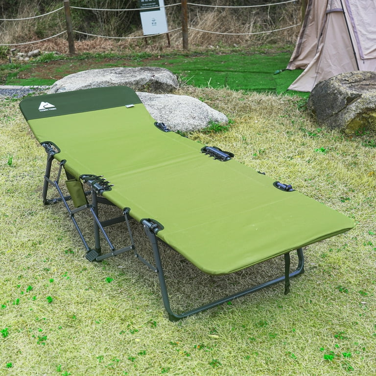 Ozark Trail Adult Quick Fold Speedy Camp Cot, Green, 79 Ozark Trail Adult Quick Fold Speedy Camp Cot, Green, 79
