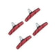 thumbnail image 4 of WORGEOUS 2 pares de bicicletas de ciclismo en bicicleta Mountain Road V Zapatas de freno Zapatas de frenado Bloques Accesorios de ciclismo para Sistema de frenos en V de MTB (rojo), 4 of 7