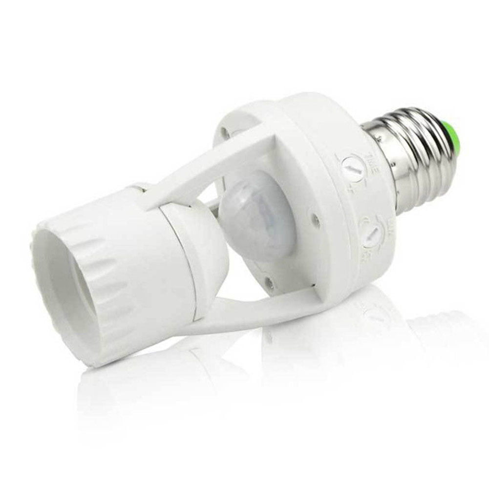 Automatic Infrared PIR Motion Sensor LED Light Lamp Bulb Holder Socket Switch US 