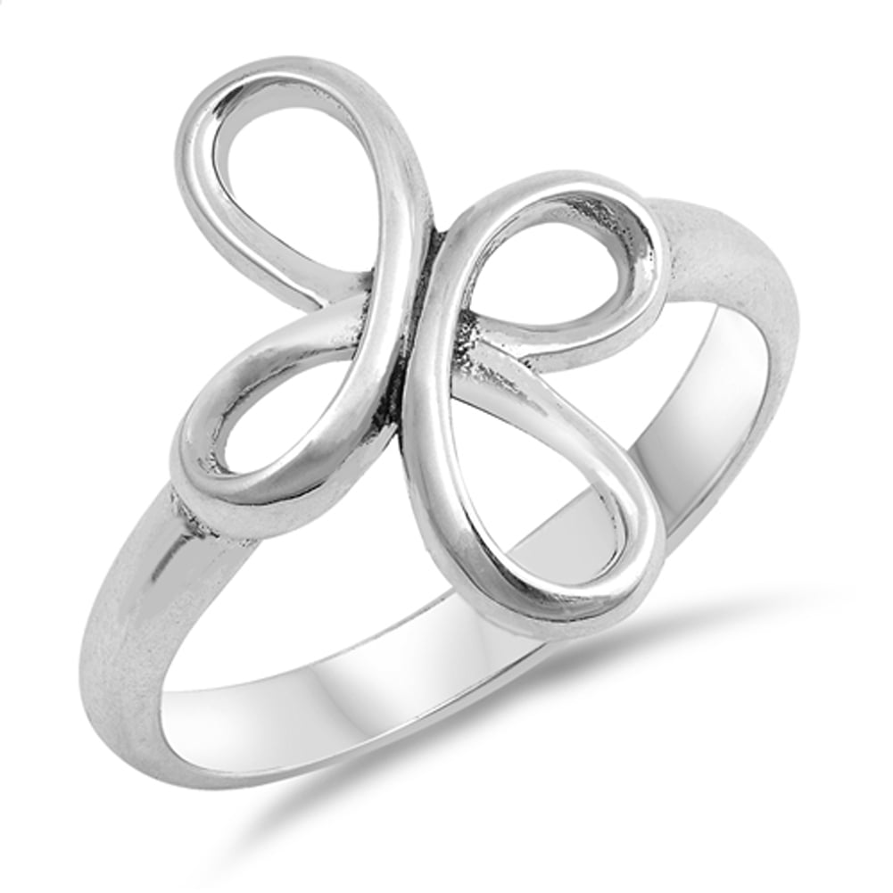Buy CLARA Pure 925 Silver Criss Cross Adjustable Thumb Band Finger Ring for  Women Online