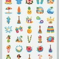 thumbnail image 4 of 35pcs-50pcs Hawaii Stickers Tropical Kids Stickers Beach Waterproof Funny Stickers Pack for Luggage Phone Laptop, 4 of 9