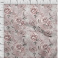 thumbnail image 4 of oneOone Silk Tabby Dusty Purple Fabric Florals Craft Projects Decor Fabric Printed By The Yard 42 Inch Wide, 4 of 4