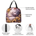 thumbnail image 3 of Rocae Warm Sunflower Sleeping Cat for Insulated Lunch Bag for Women Men,Large Lunch Box for Work School Picnic Hiking Daytrip, 3 of 5
