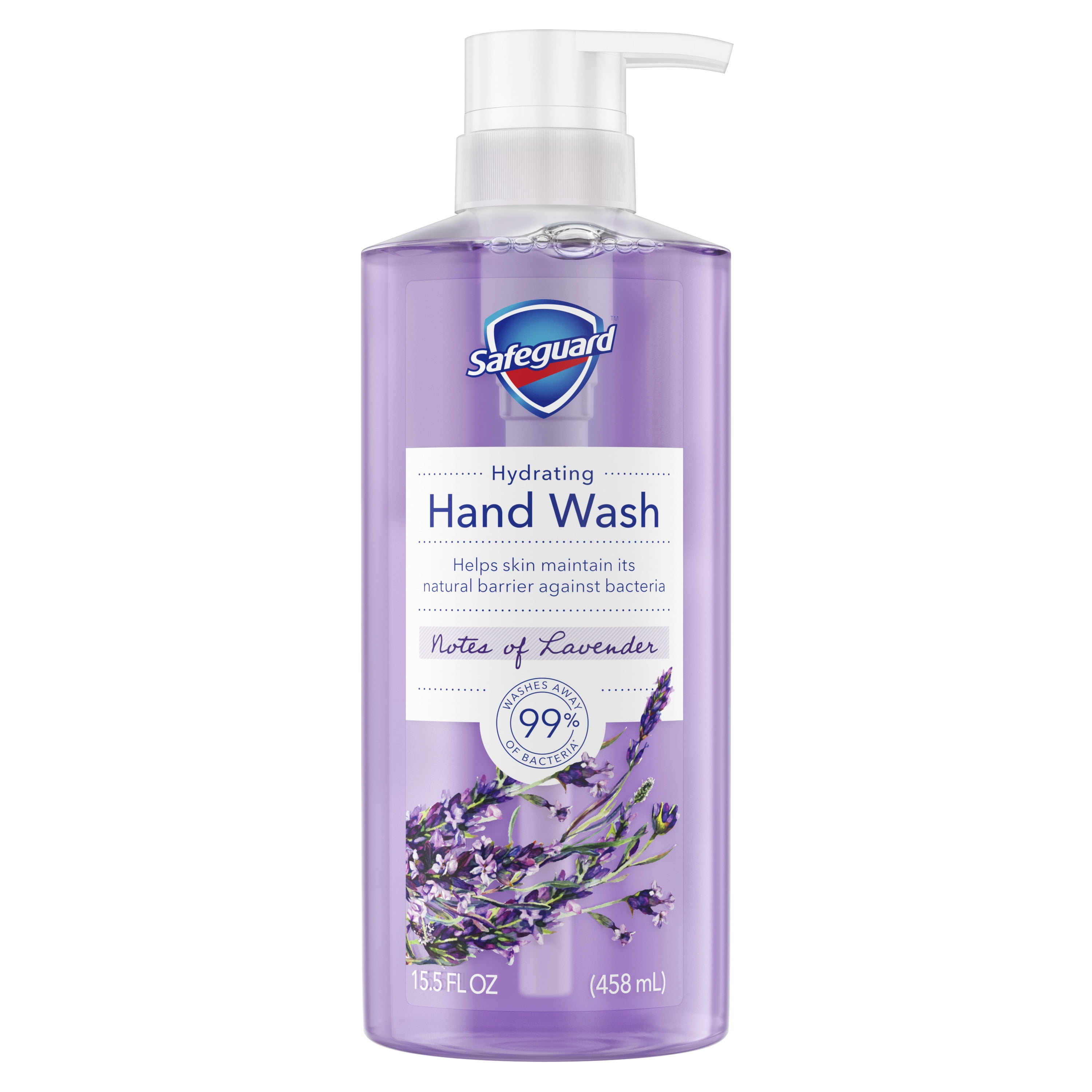 Safeguard Liquid Hand Soap Nourishing Notes of Lavender, 15.5 oz