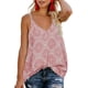 thumbnail image 1 of Blusa sin mangas de verano con tirantes finos y escote en V con estampado floral estilo bohemio para mujer, 1 of 6